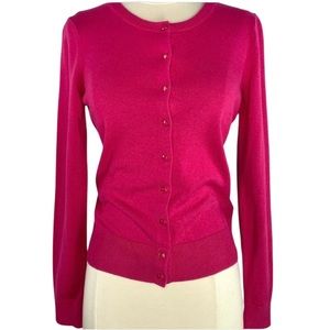 EC Banana Republic classic pink/fuchsia cardigan